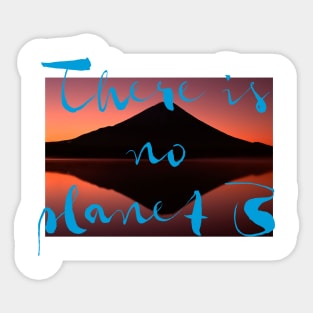 PLANET B Fuji Night (blue) Sticker